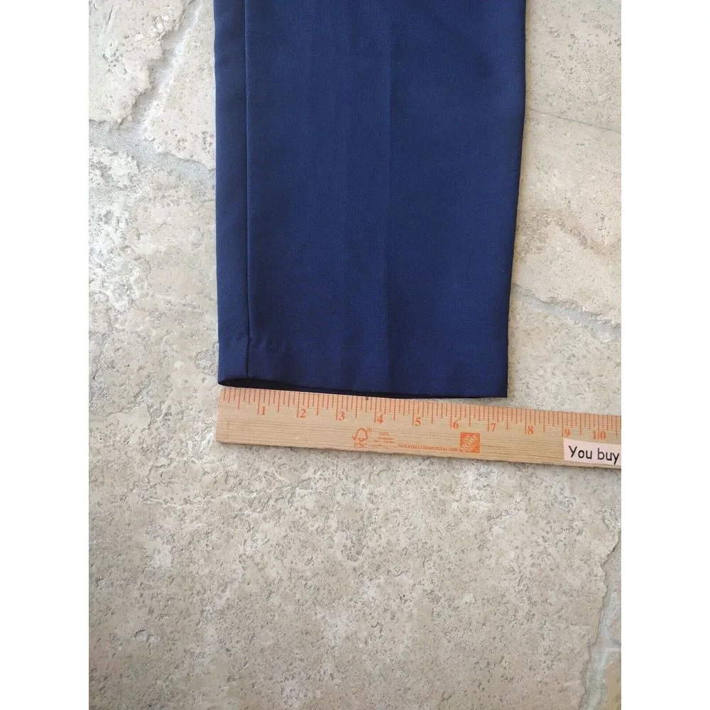 Monterey Canyon Pants Women 12 Navy Elastic‎ Waist Pull On 100% Polyester Casual